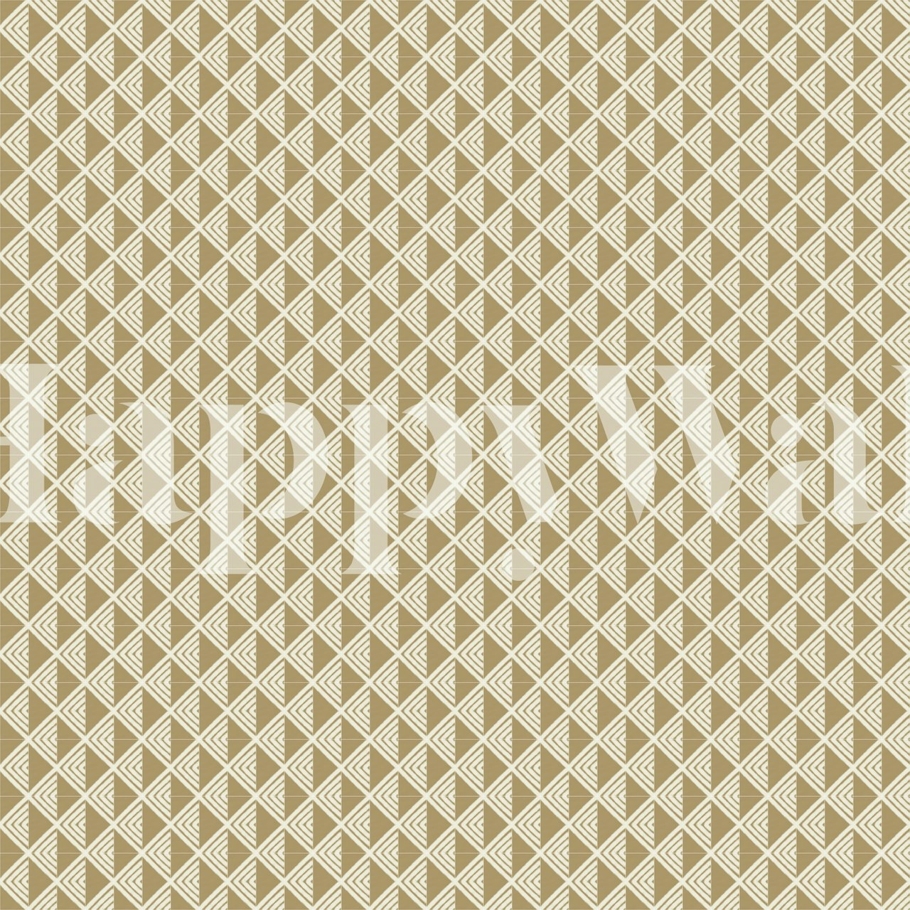 Papier peint Rustic Nettle Scallop Tiles dans la pièce