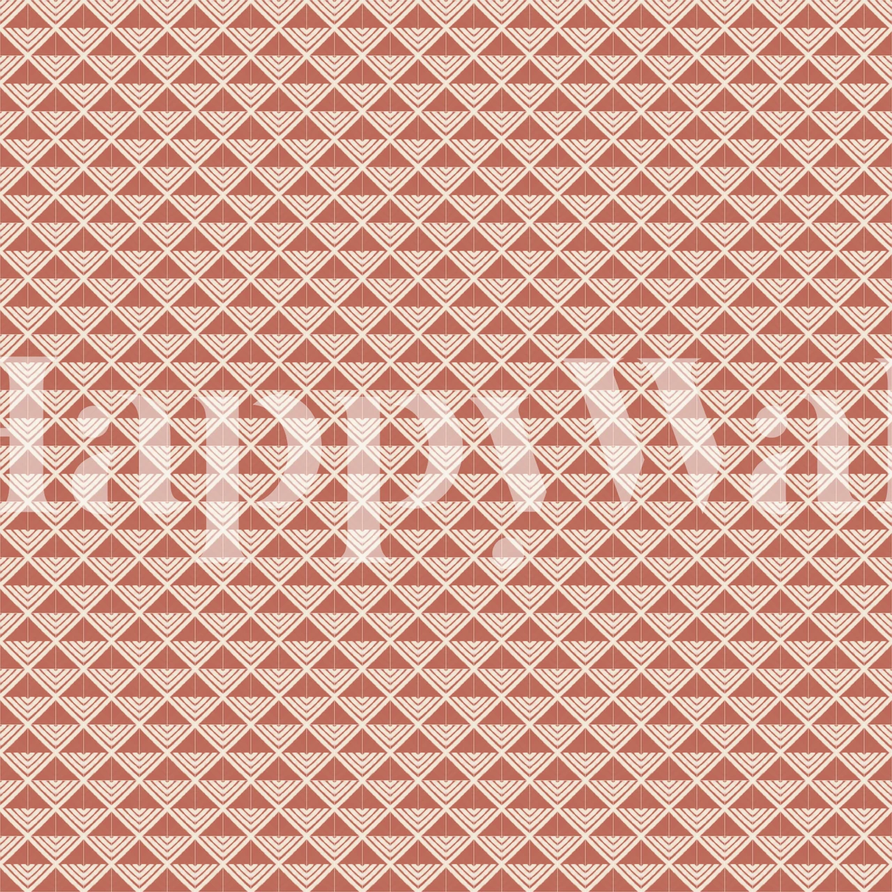 Papel pintado Rustic Sandstone Scallop Tiles en una habitación