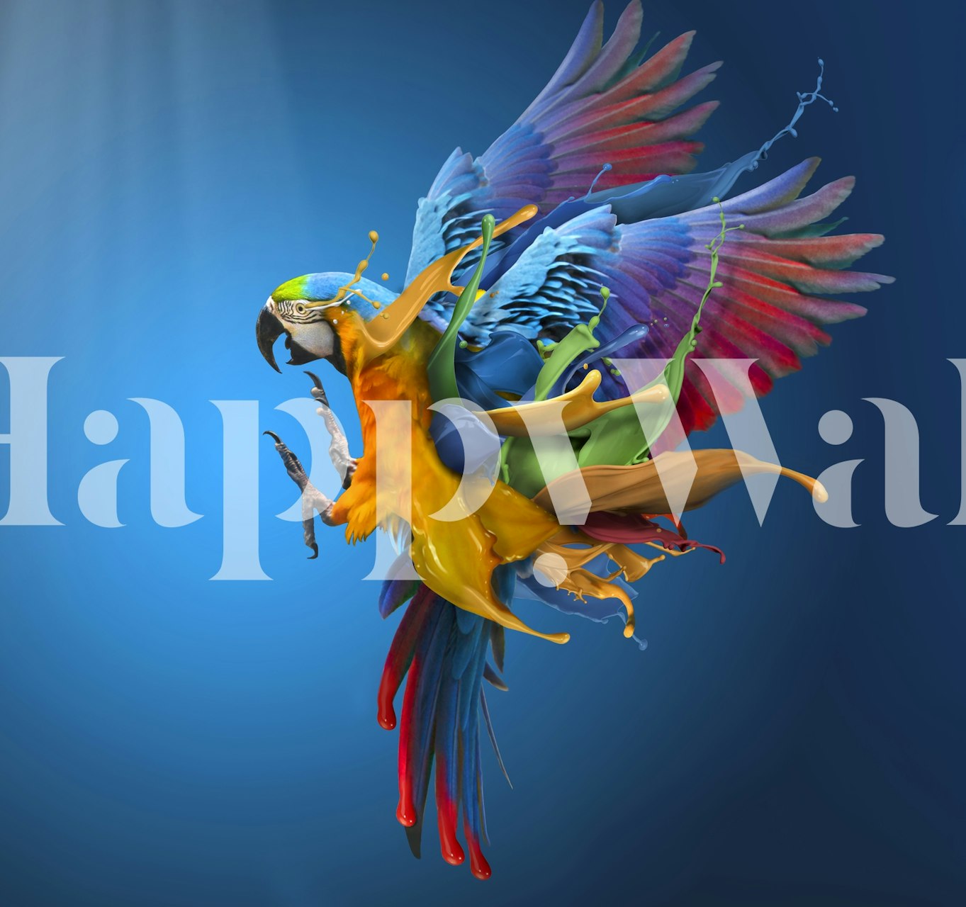 Flying Colours Wallpaper | Colorful Wallpapers | Happywall