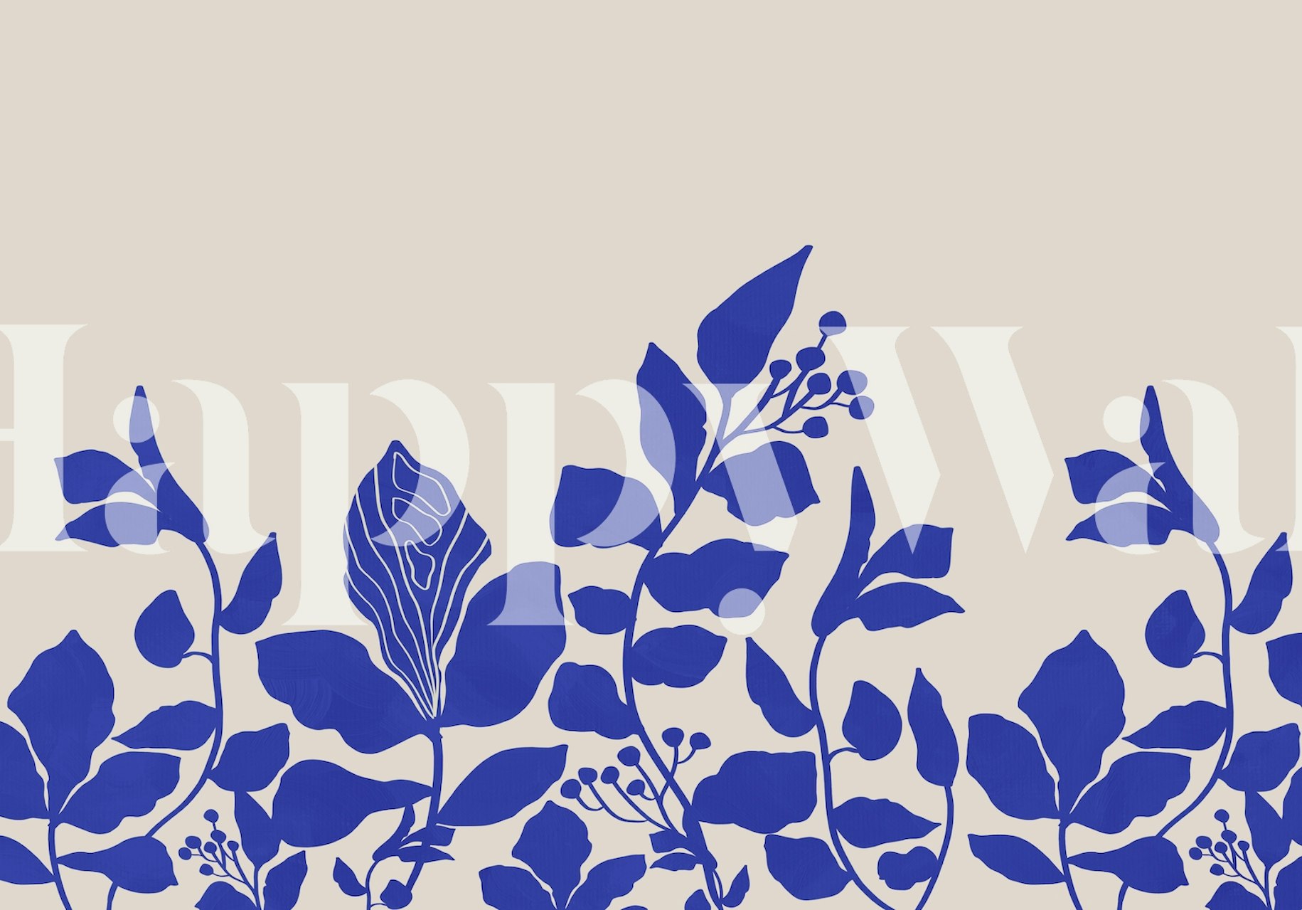 Aesthetic Nature 04 tapetti huoneessa