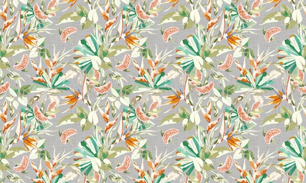 Orange in the palms jungle 201