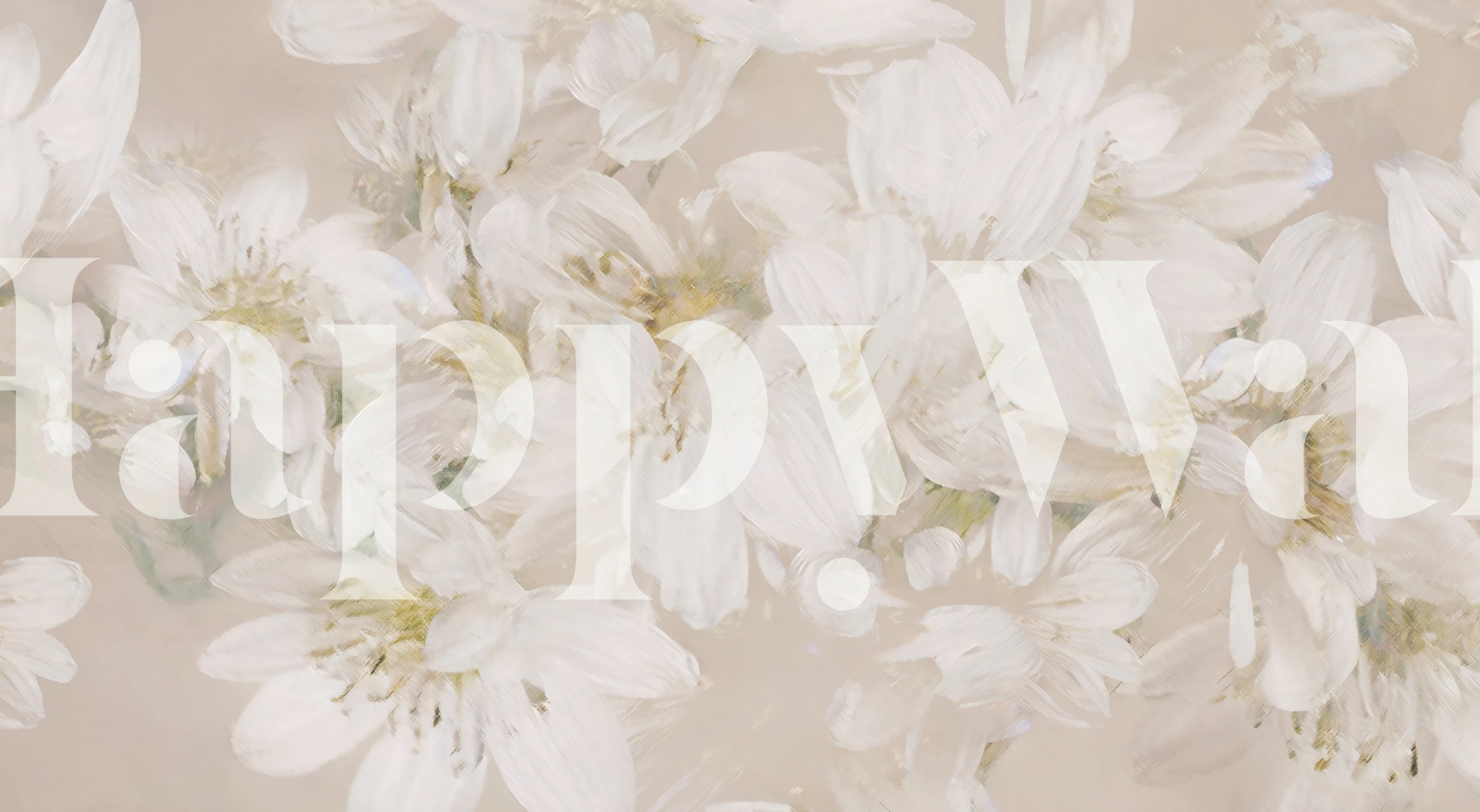 Velvet Petals floral wallpaper in a room