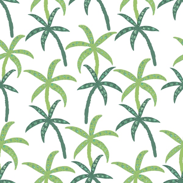 Rain forest with leopard