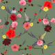 Birds with hibiscus