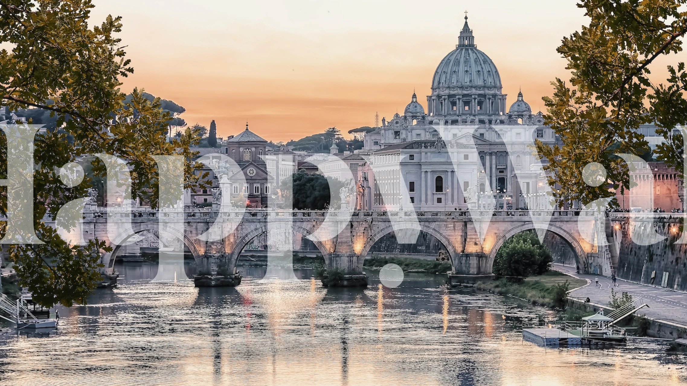 Autumn in Rome tapetdesign.