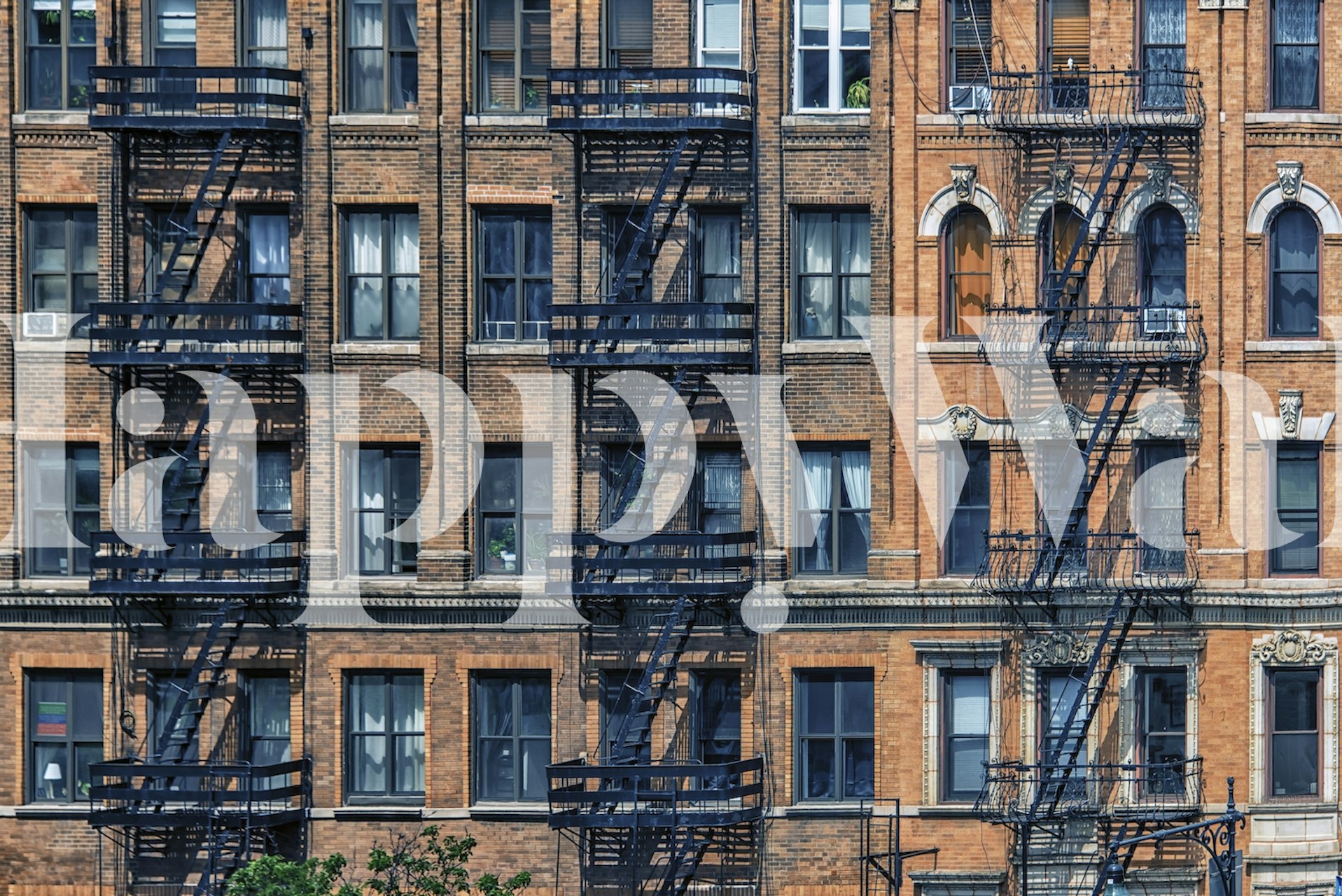 Manhattan Architecture tapet i et rom