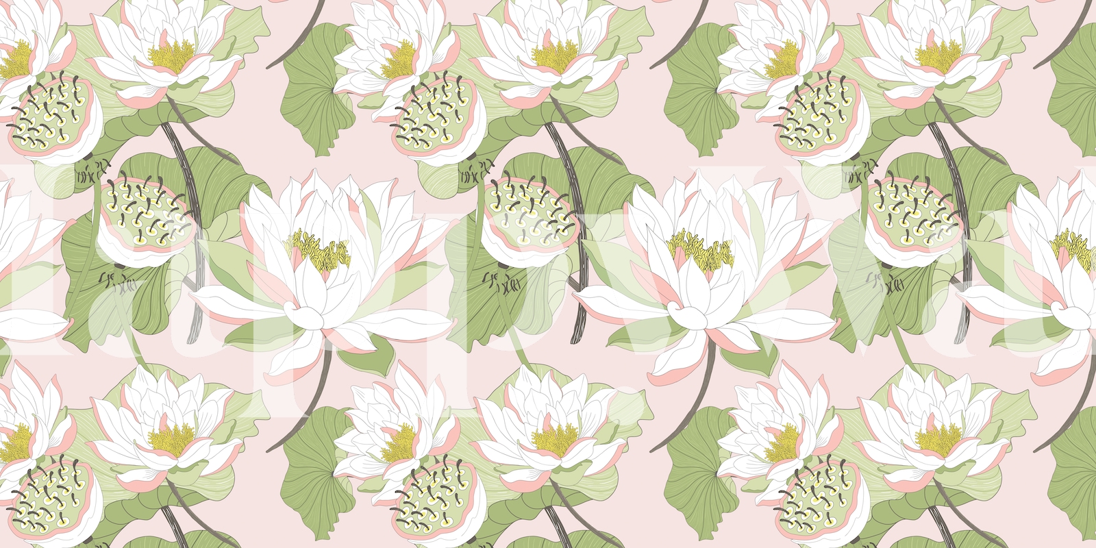 Buy Nymphaea Full Wallpaper | Happywall.com