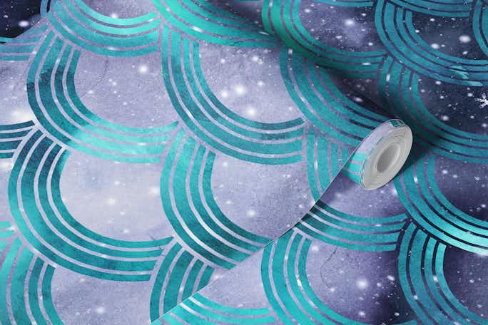 Nebula Dream Mermaid Scales 1wallpaper roll