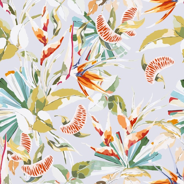 Orange in the palms jungle 3F