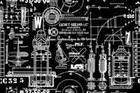 Historic Construction And Technology Pattern carta da parati