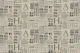 Old Print Typography Pattern Beige Black