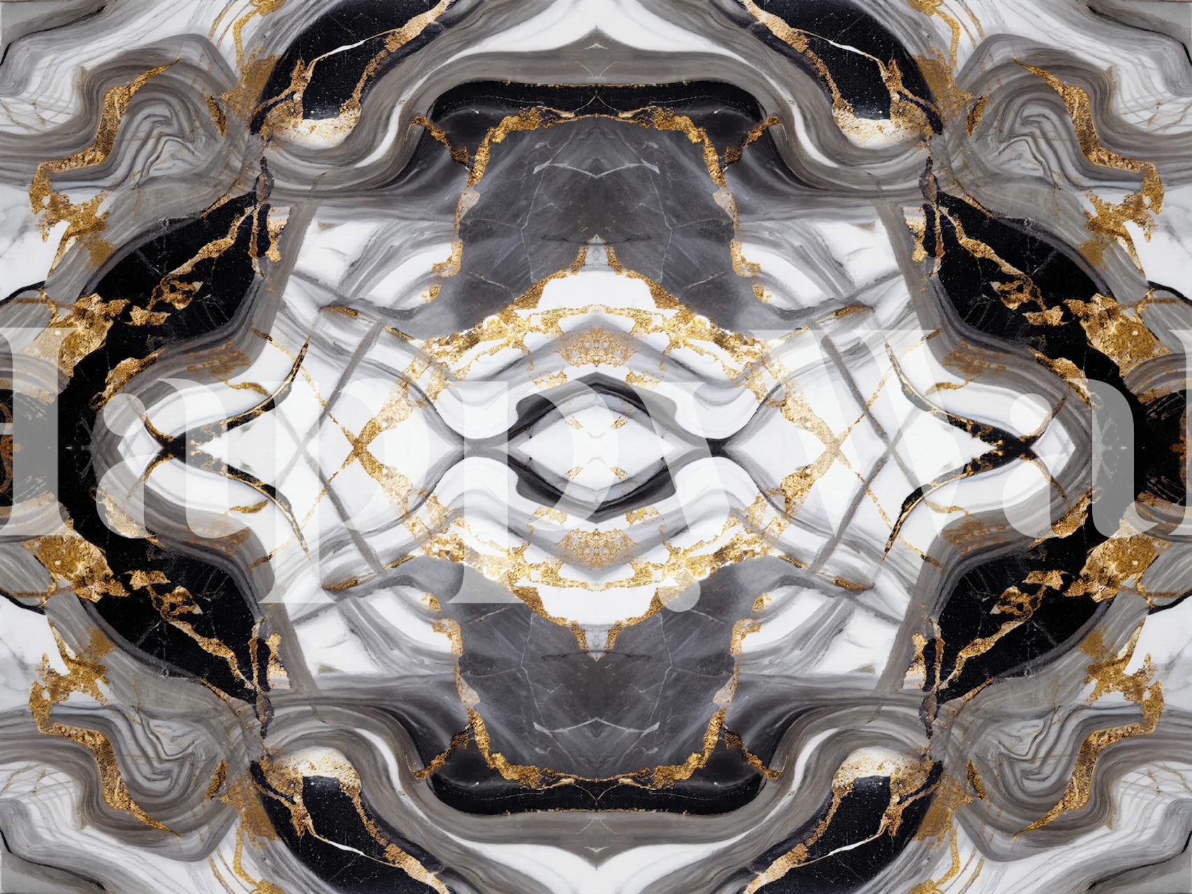 Lyxigt marmorerat papper med guldaccenter