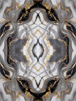 Royal Black and Gold tapet