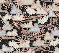 Indian Summer sky black papel de parede