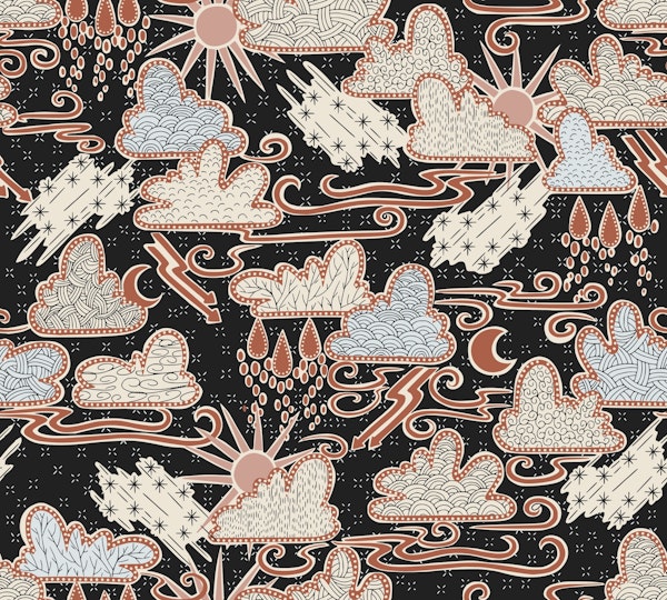 Indian Summer sky black