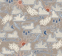 Indian Summer sky tan tapete