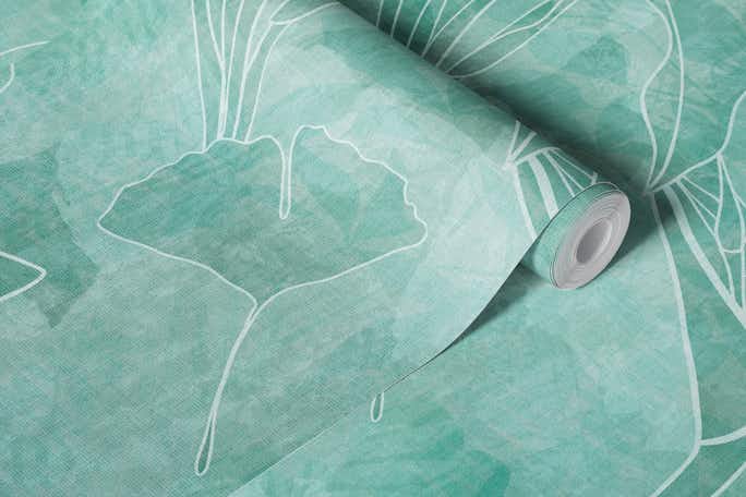 green house jungle tropical leaveswallpaper roll