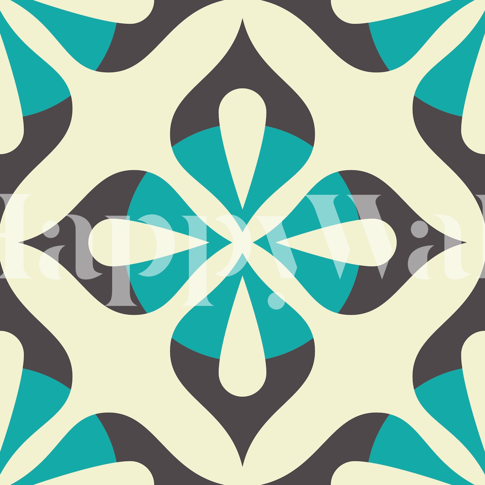 2032 Abstract Retro Pattern Masked 