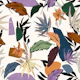 Leaf colorful modern jungle DP