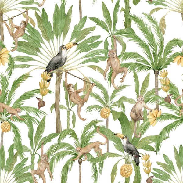 Tropical Animals And Jungle Paradise