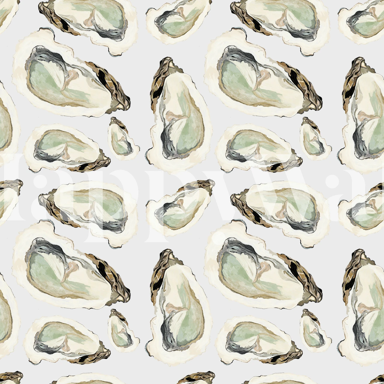 Design de papel de parede Tahiti em um quarto