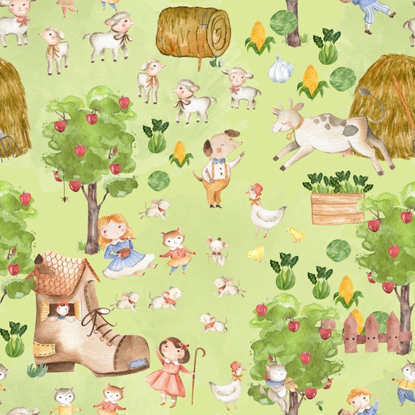 Whimsical Mary Had a Little Lamb