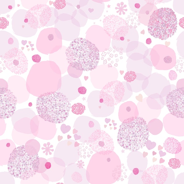 Abstract baby shower girl