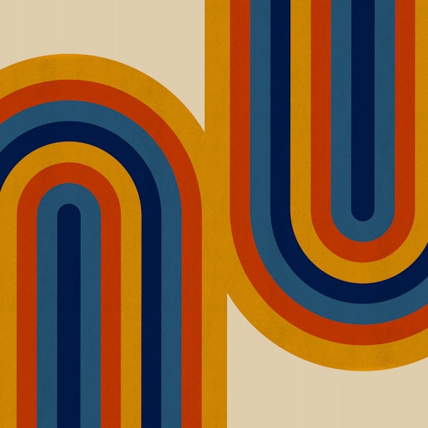 Vintage Rainbow Pattern