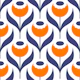 2526 B - poppy flowers pattern