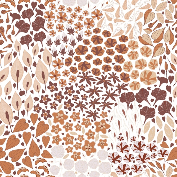 Fall colored cute ditsy