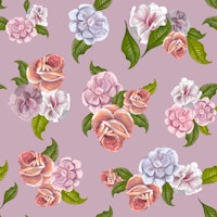 Heirloom floral pattern carta da parati