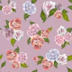 Heirloom floral pattern