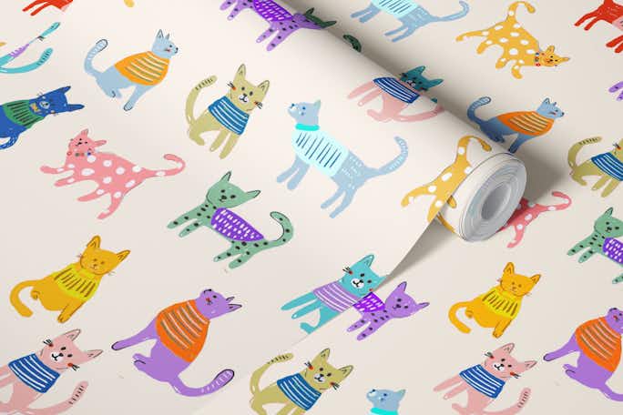 Cat Carnivalwallpaper roll