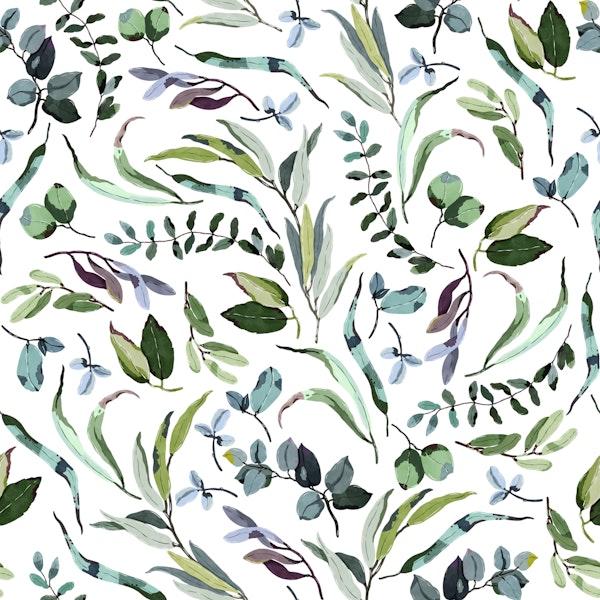 Greenish wild leaf fall