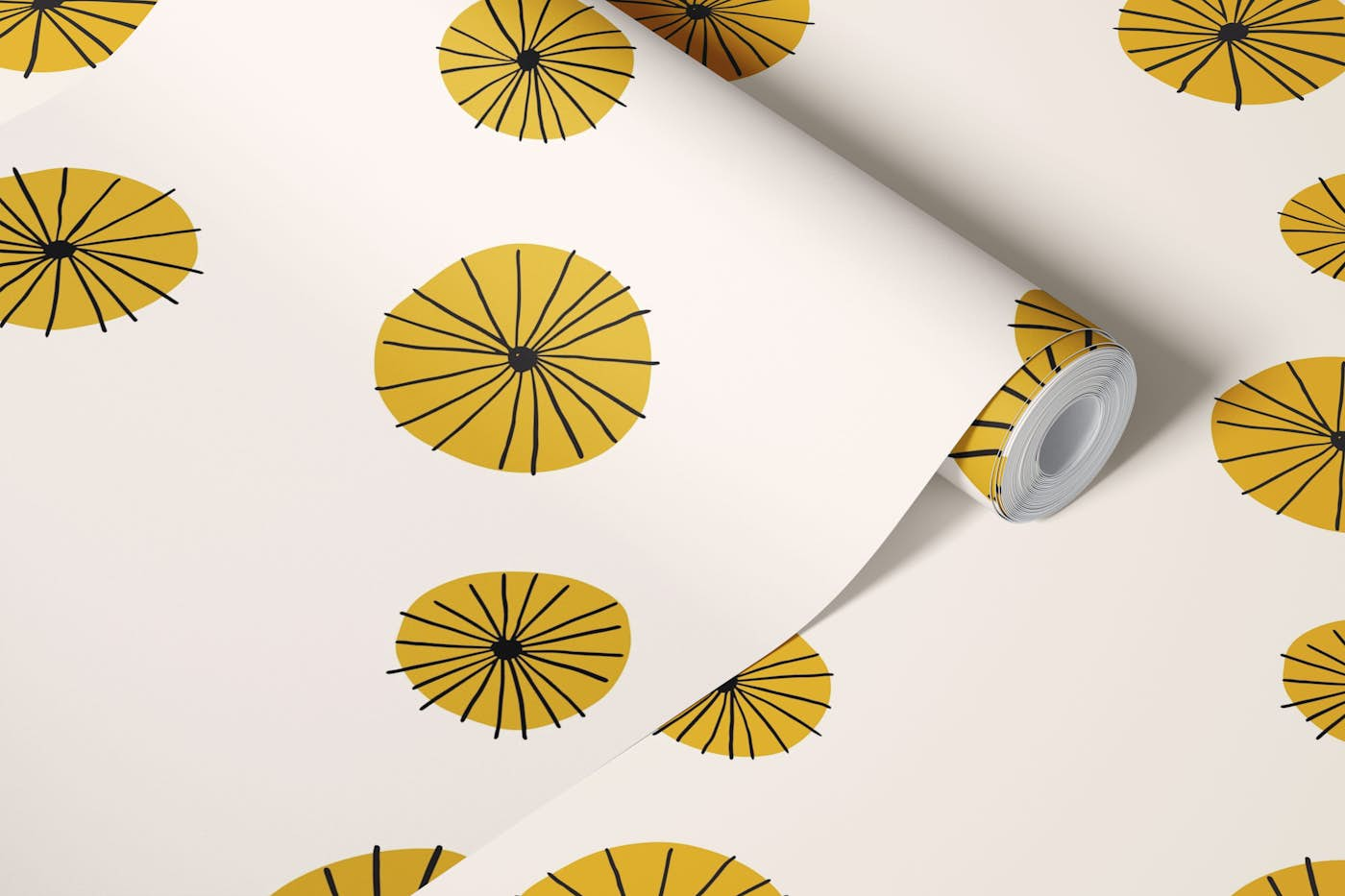 Umbrella wallpaper roll