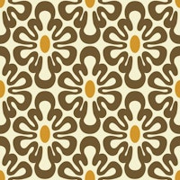 2625 B - abstract retro shapes ταπετσαρία