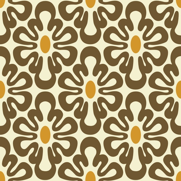 2625 B - abstract retro shapes