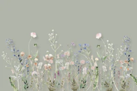 WILDFLOWER MEADOW SUMMER wallpaper