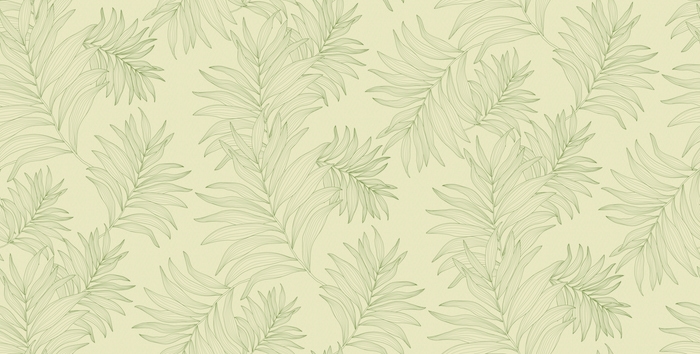 Light Green Leaf Pattern Wallpaper