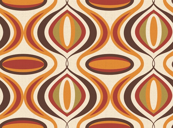 1970s Curvilinear Pattern
