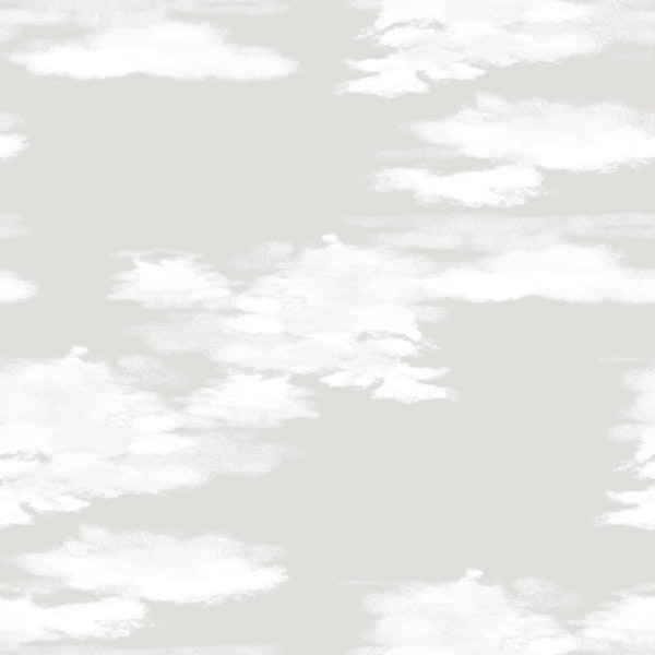 Painterly Sky Beige White