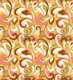 70s Ornate Swirls Earth Tones