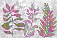 Mixed Media Magical Leaves 3 tapete