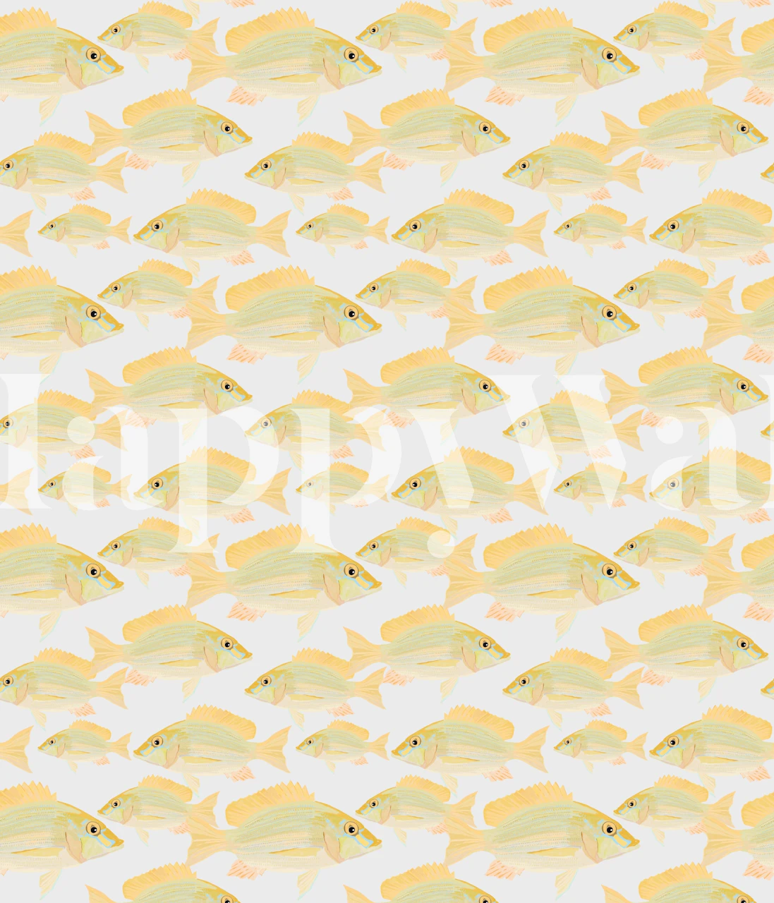 Wandbild mit Sandbrasse-Muster „Der Fisch“ für die Inneneinrichtung