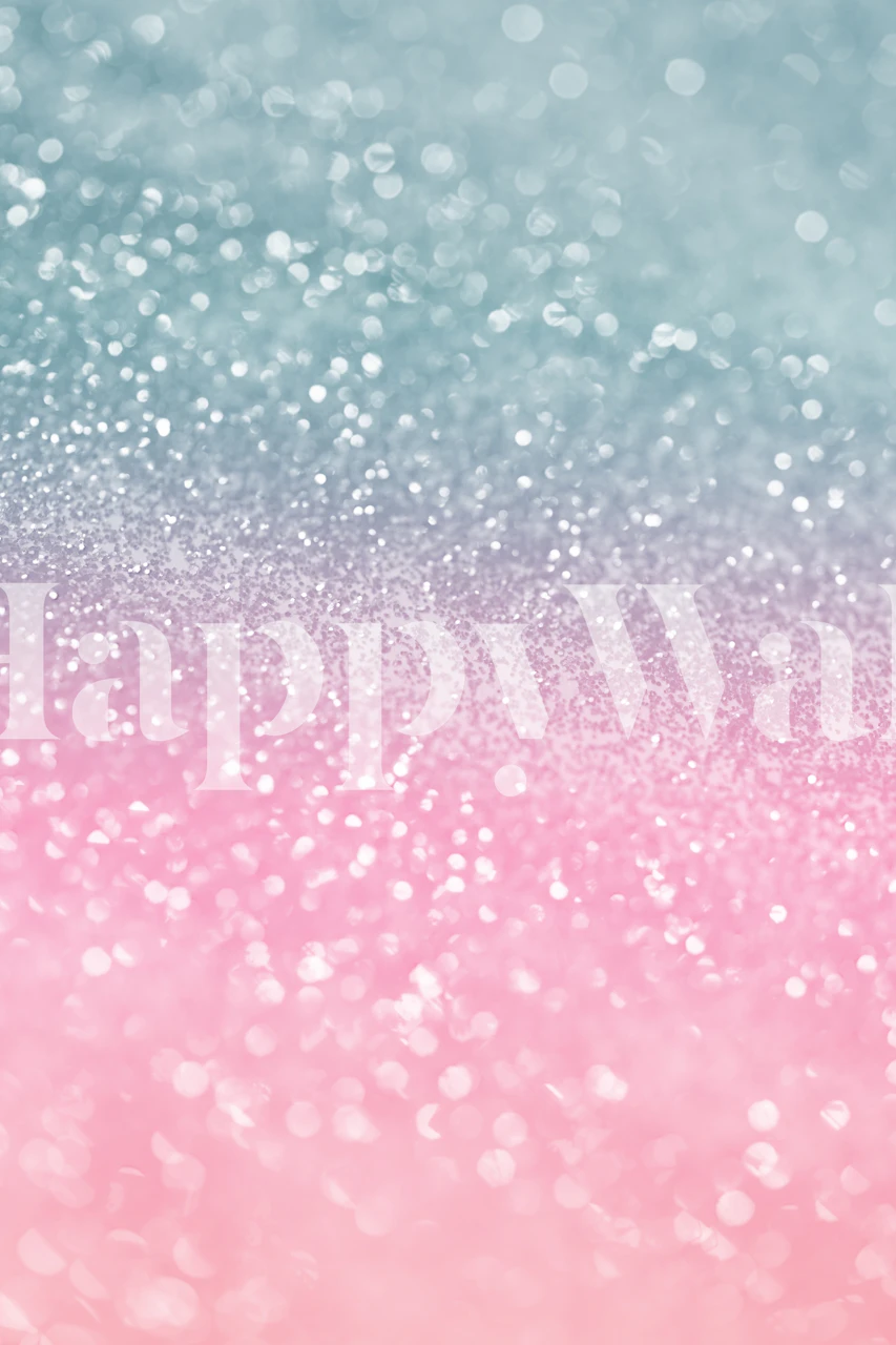 Unicorn Princess Glitter tapet i ett rum