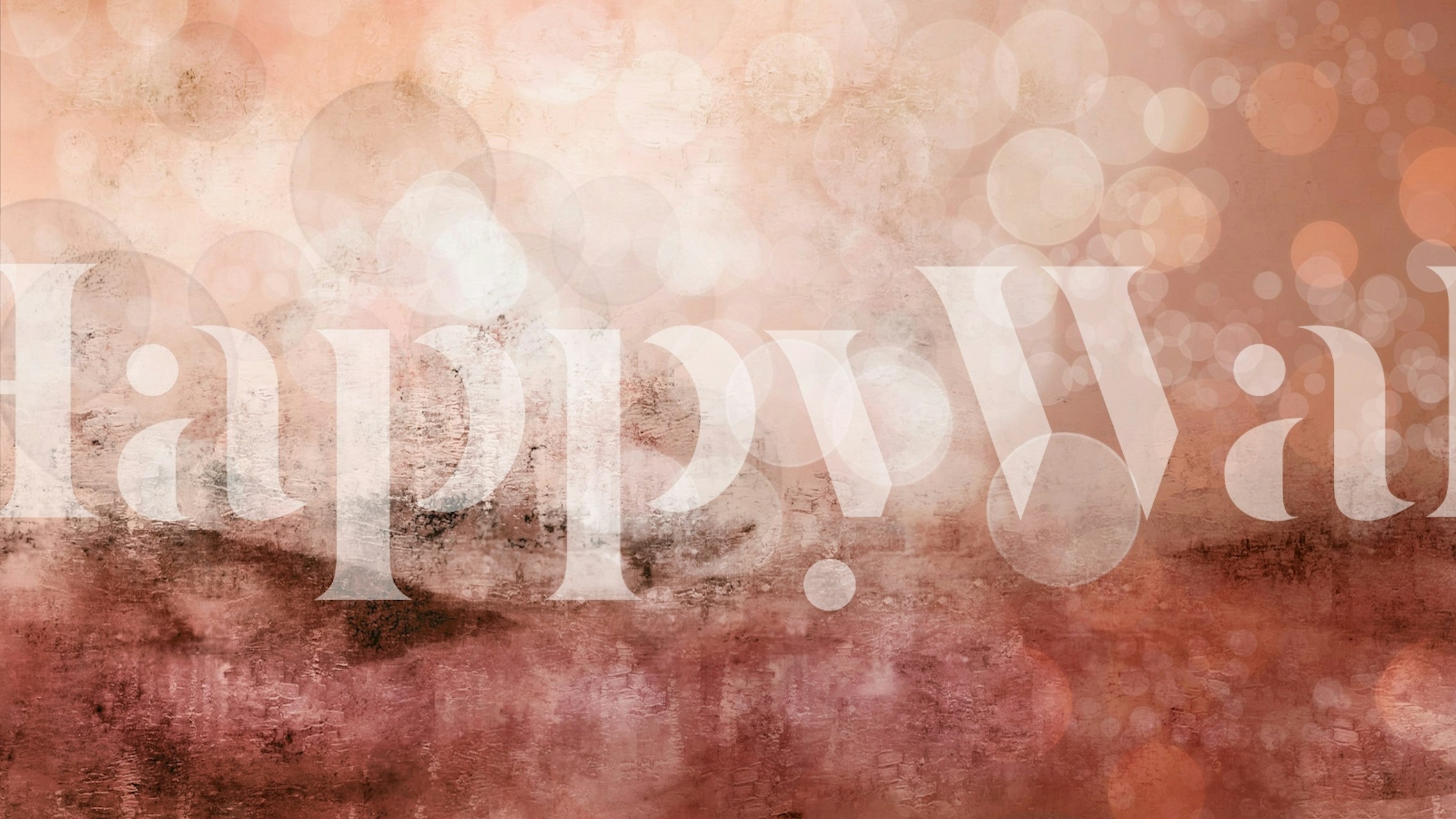 Abstract landscape wallpaper in warm tones with soft bokeh effects.