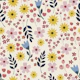 Wild flowers and leaves