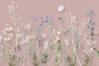 WILDFLOWER MEADOW BLUSH tapet