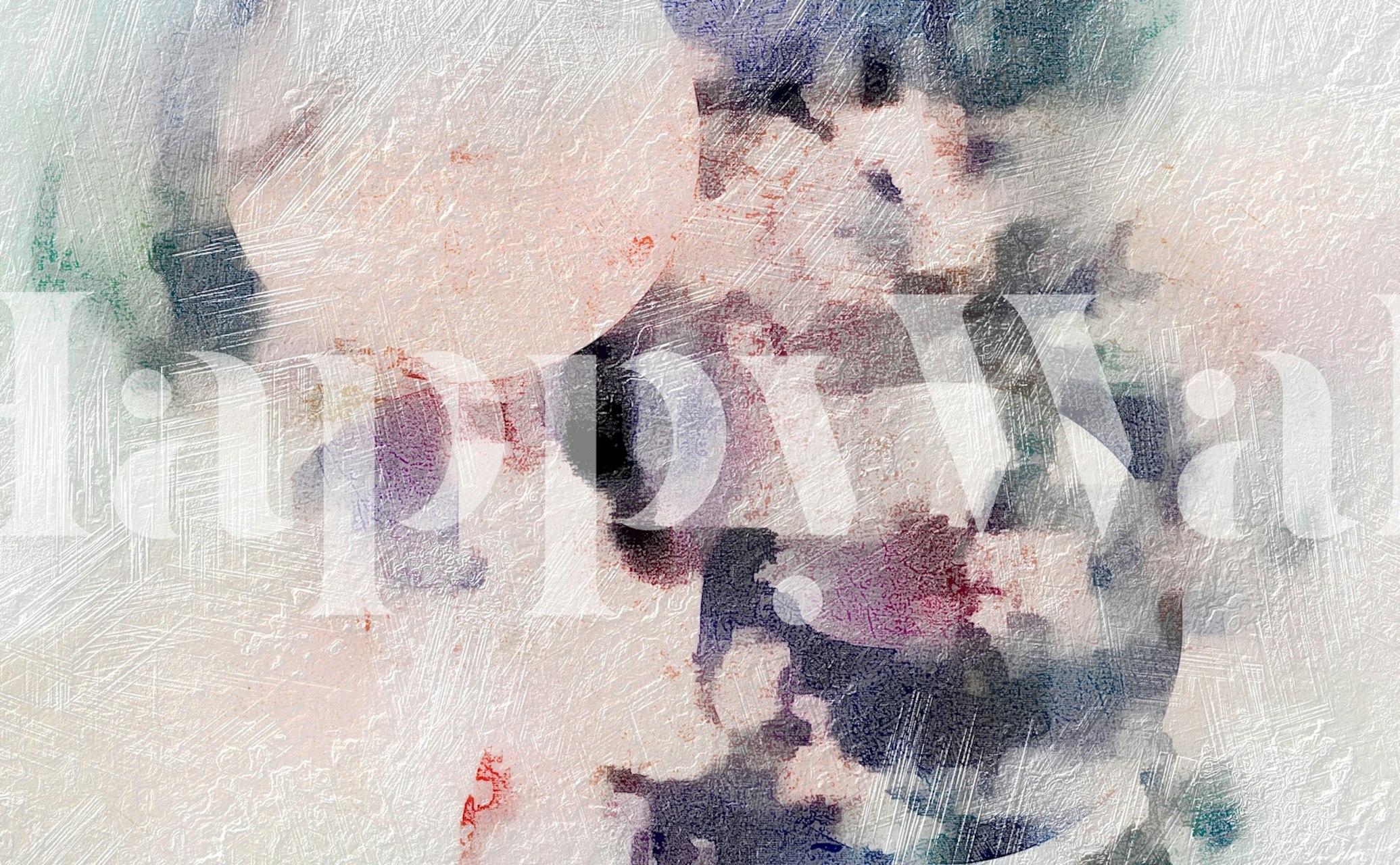 Soft hues τοιχογραφία με ιριδίζον σχέδιο Mother Of Pearl