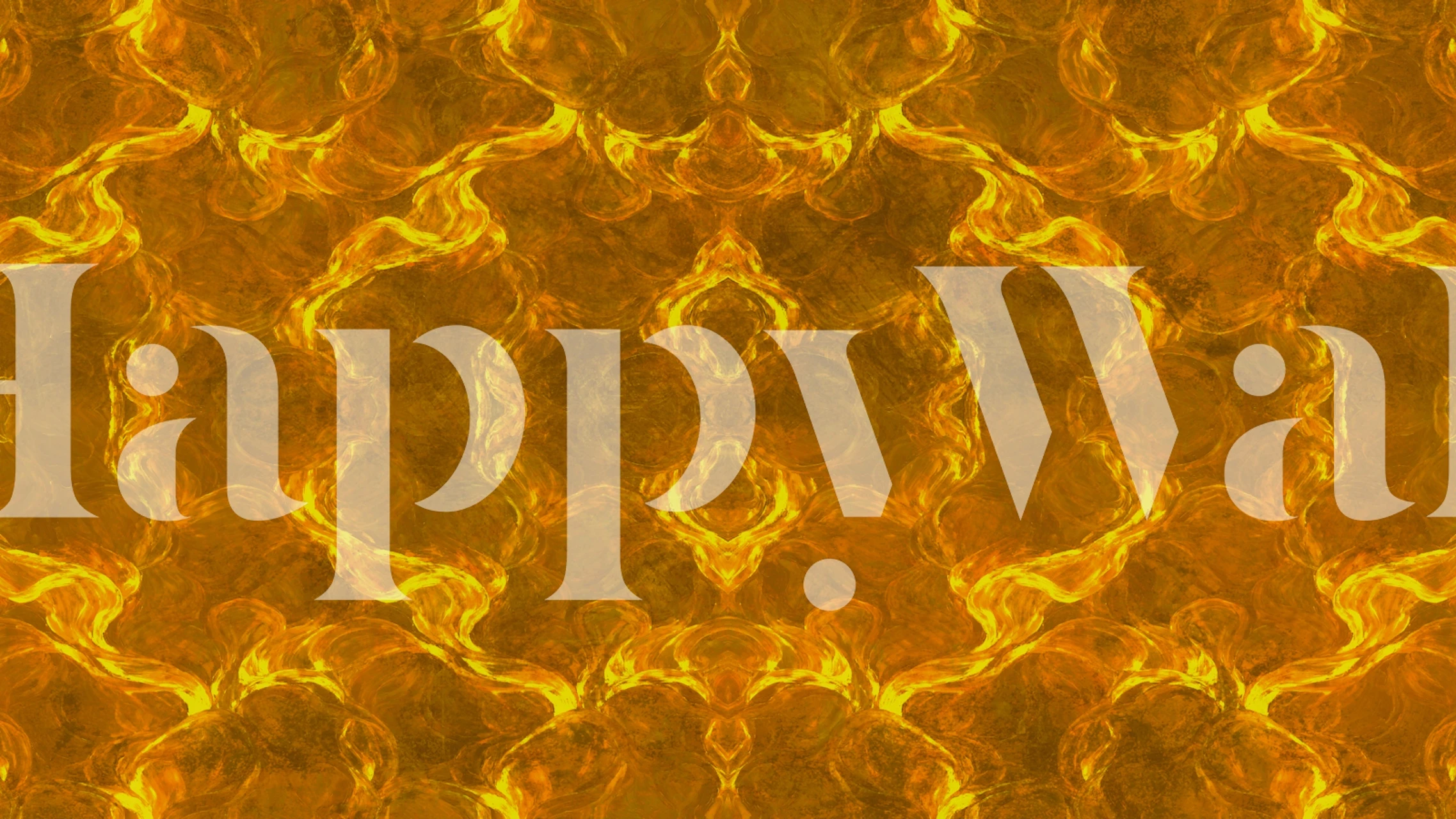 Mystic Gold wallpaper in a modern room